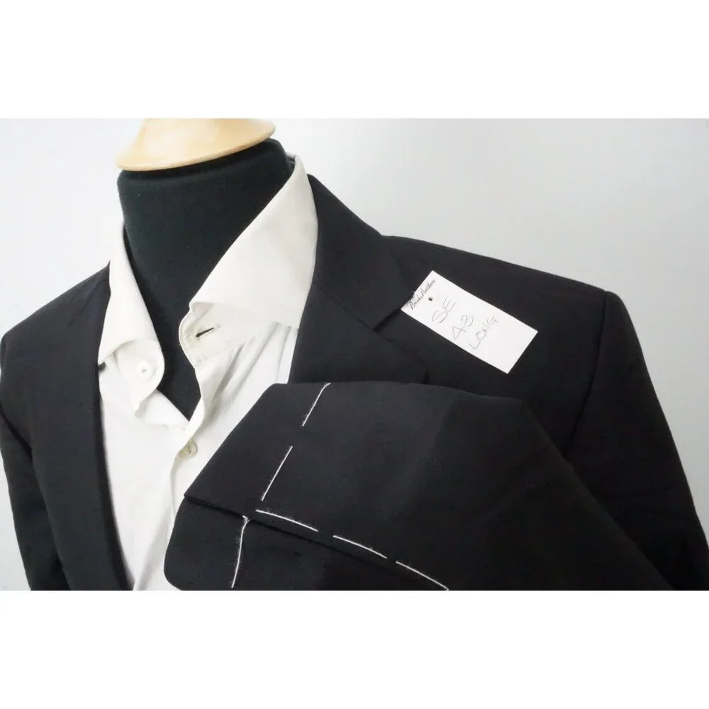Brooks Brothers Navy Blue Wool Sport Coat Blazer Sz 43L BRAND NEW W DEFECTS